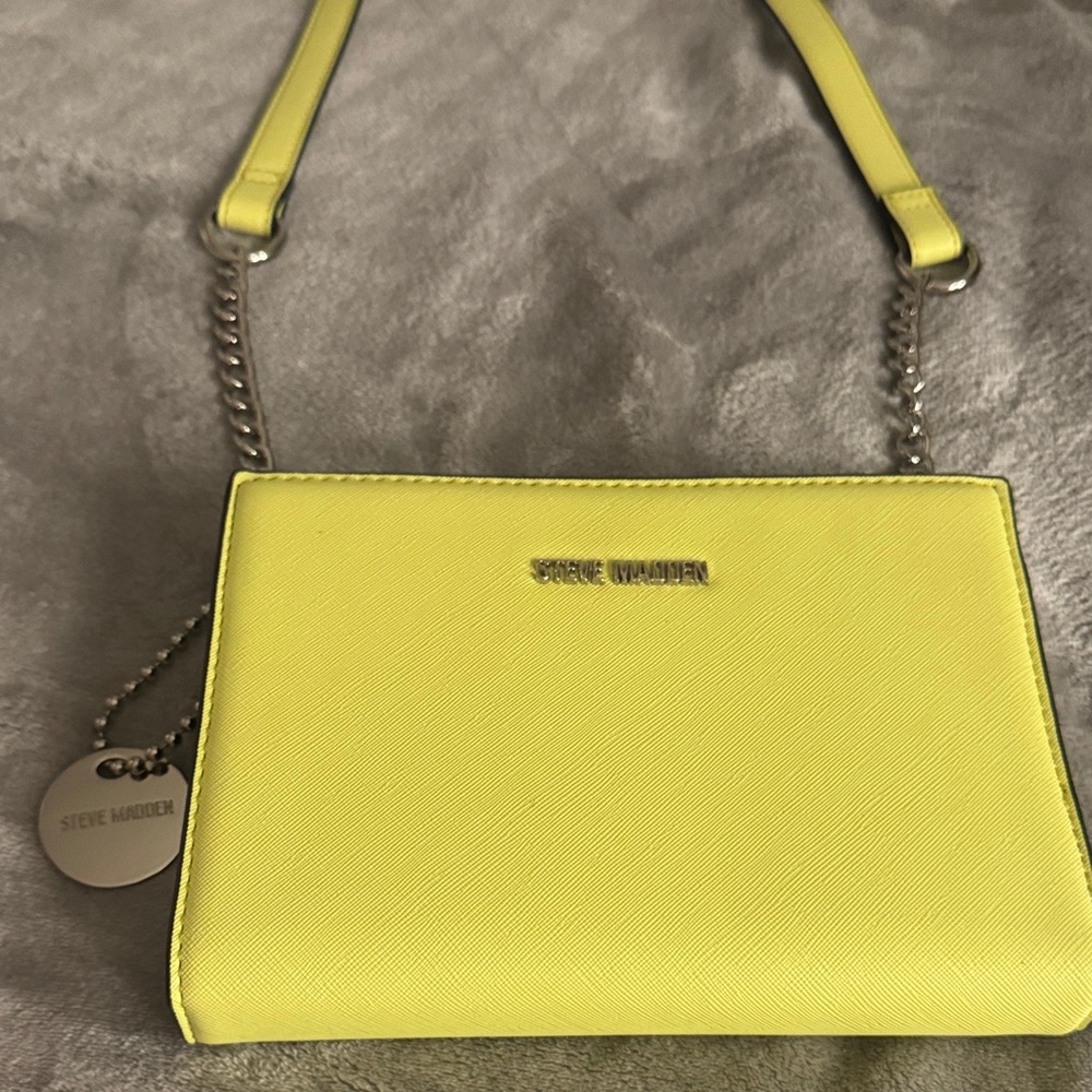 Steve Madden Neon Yellow Crossbody Bag